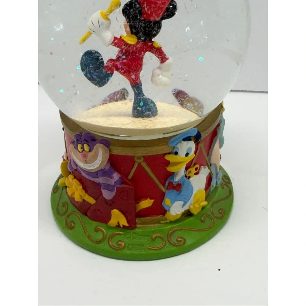 Disney Mickey Mouse 75th Anniversary Snow Globe w/ Characters - Used - Very Good
